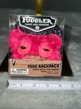 Fuggler Funny Ugly Monster Mini Backpack With Stationery- New